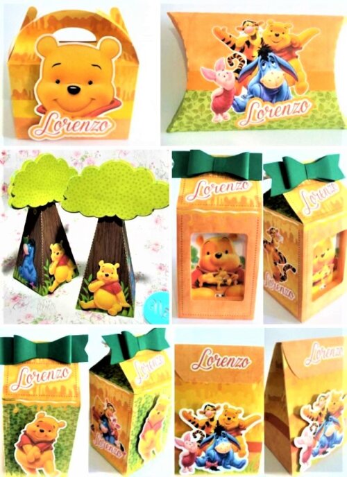 Arquivo de corte Festa Pronta Ursinho Pooh