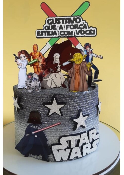 Arquivo de corte topo de bolo Starwars