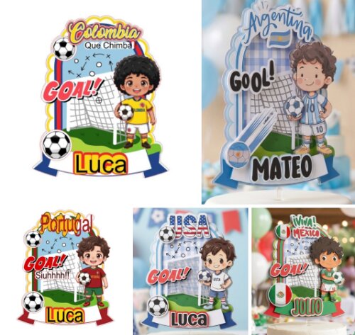 Arquivo de corte topo de bolo Futebol