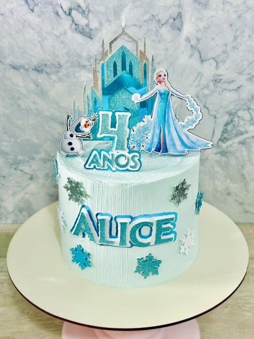 Topo de Bolo Frozen
