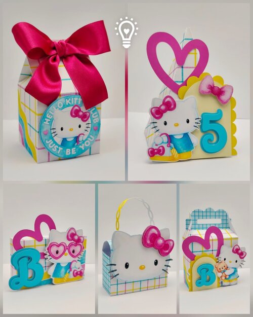 Arquivo de corte Festa Pronta Hello Kitty