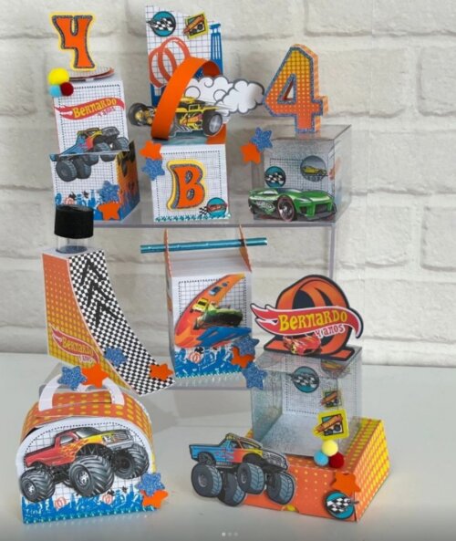 Arquivo de corte Festa Pronta Hot Wheels