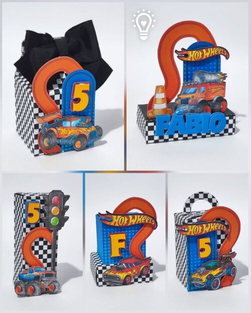Arquivo de corte Festa Pronta Hot Wheels