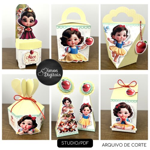 Arquivo de corte Festa Pronta Branca de Neve