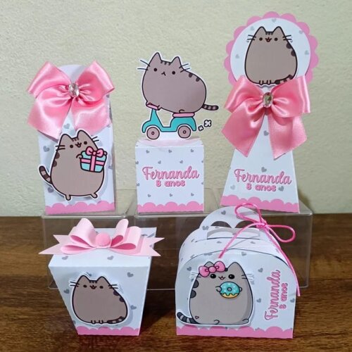 Arquivo de corte Festa Pronta Pusheen Cat