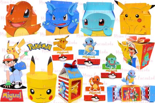 Arquivo de corte Festa Pronta Pokemon
