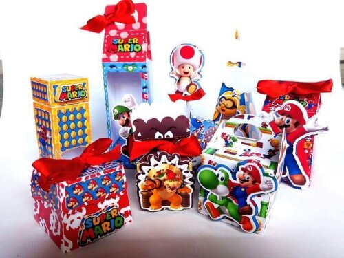 Arquivo de corte Festa Pronta Super Mario