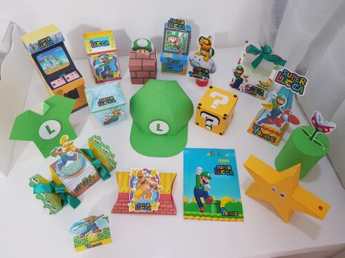 Arquivo de corte Festa Pronta Super Mario