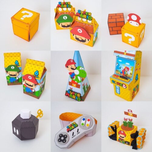 Arquivo de corte Festa Pronta Super Mario