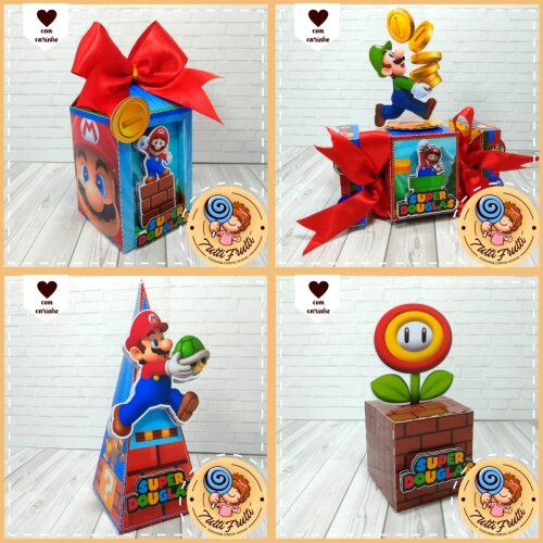 Arquivo de corte Festa Pronta Super Mario