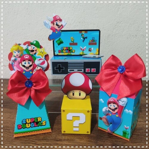 Arquivo de corte Festa Pronta Super Mario
