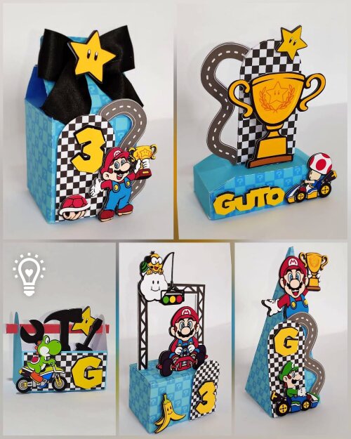Arquivo de corte Festa Pronta Super Mario