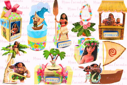 Arquivo de corte Festa Pronta Moana