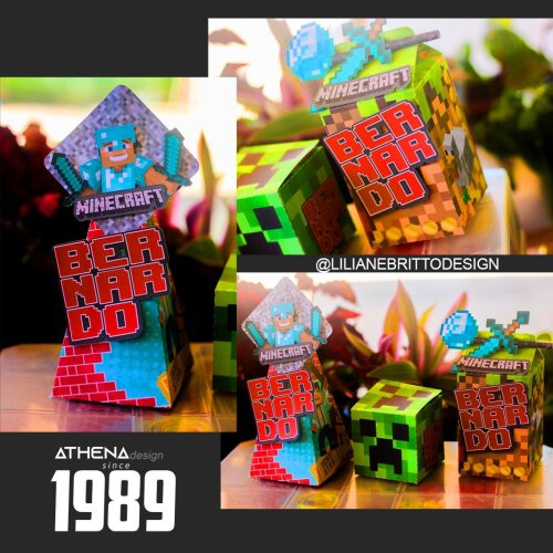 Arquivo de corte Festa Pronta Minecraft