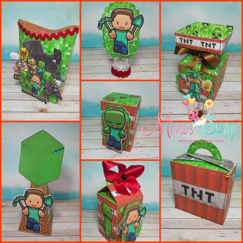 Arquivo de corte Festa Pronta Minecraft