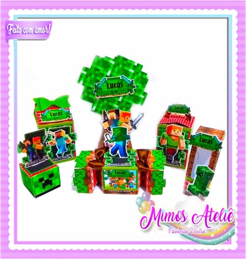 Arquivo de corte Festa Pronta Minecraft