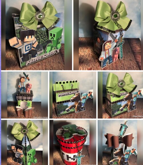 Arquivo de corte Festa Pronta Minecraft