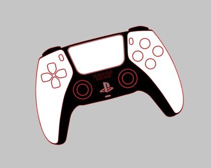 Arquivo de Corte Topo de Bolo Controle PS5