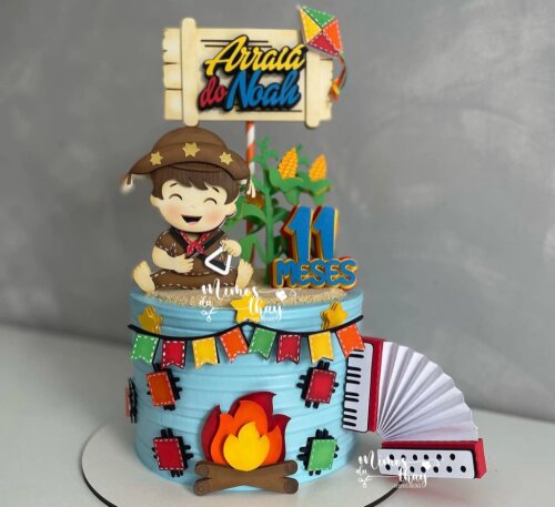 Arquivo de Corte: Topo Festa Junina Cangaceiro Arraiá 191 | Studio