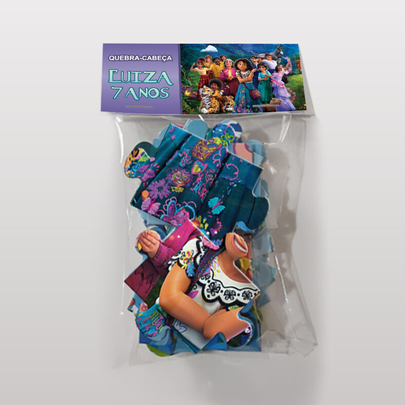 Quebra-Cabeça Encanto Disney Personalizado (35 peças - Tamanho