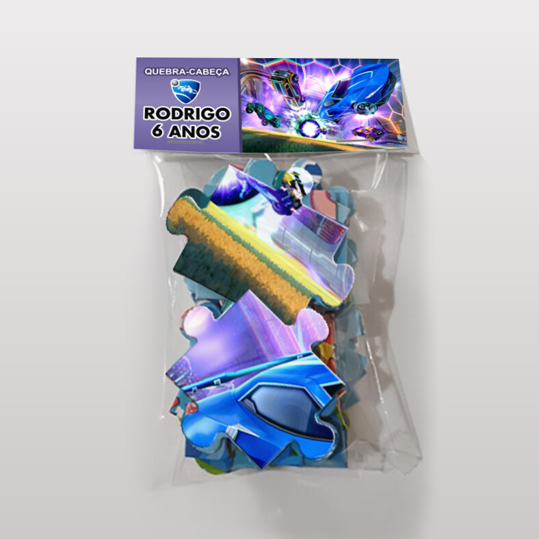 Quebra-Cabeça Rocket League Personalizado (35 peças - Tamanho 2