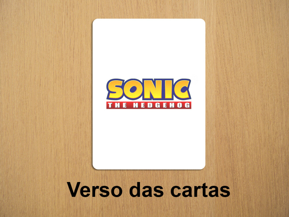 Jogo da Memória Sonic na Caixinha (12 Peças / 6 Pares)