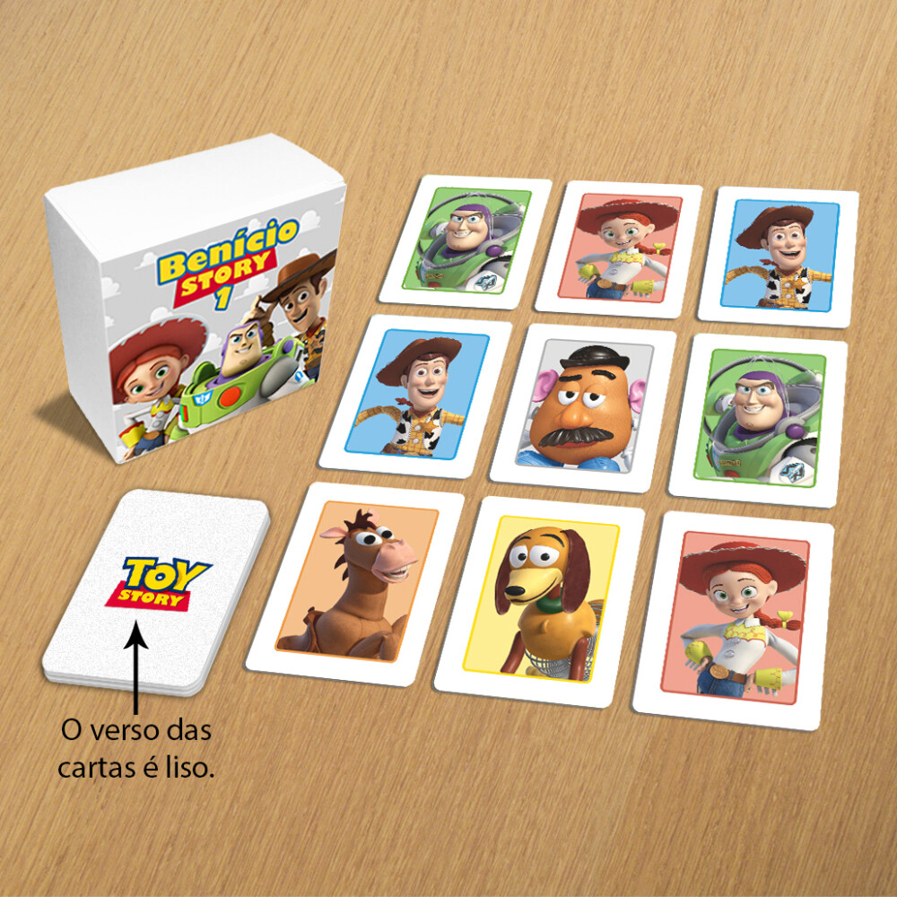 Jogo da Memória Toy Story na Caixinha (12 Peças / 6 Pares)