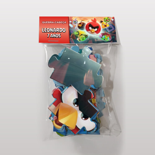 Quebra-Cabeça Angry Birds Personalizado (35 peças - Tamanho 28x