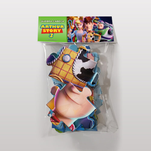 Quebra-Cabeça Toy Story Personalizado (35 peças - Tamanho 28x17