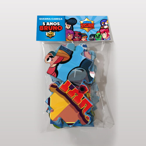 Quebra-Cabeça Brawl Stars Personalizado (35 peças - Tamanho 28x