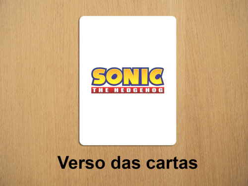 Jogo da Memória Sonic na Caixinha (12 Peças / 6 Pares)