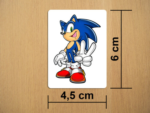 Jogo da Memória Sonic na Caixinha (12 Peças / 6 Pares)