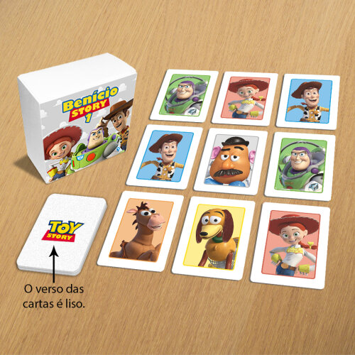 Jogo da Memória Toy Story na Caixinha (12 Peças / 6 Pares)
