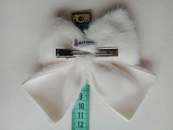 Laço de Pelinhos - Acessório de Cabelo Outono Inverno