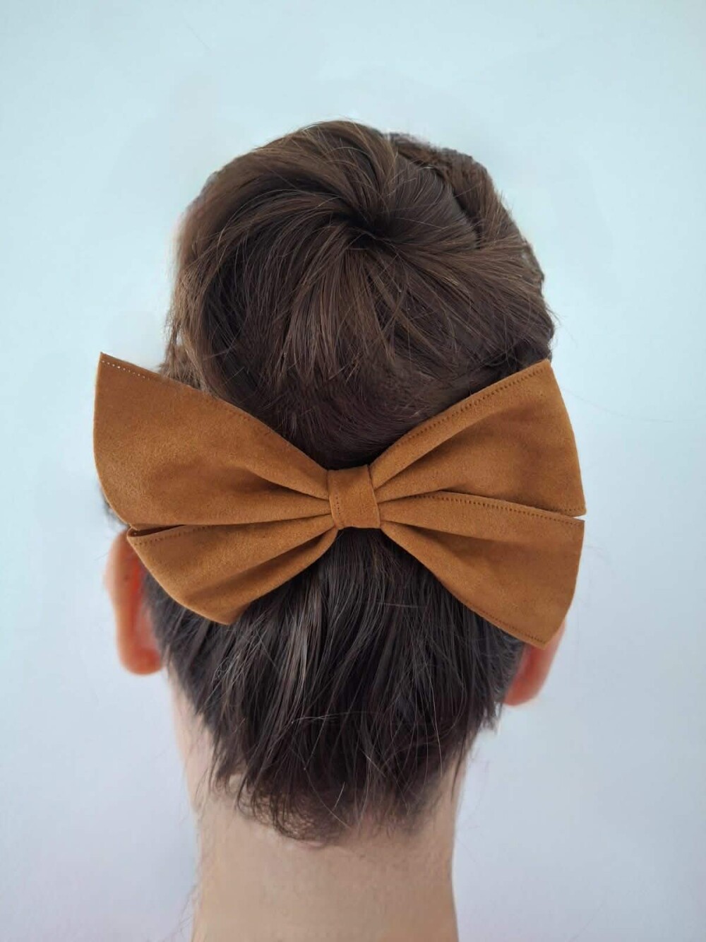 Laços de Cabelo em Suede (Camurça)-Acessório de Cabelo