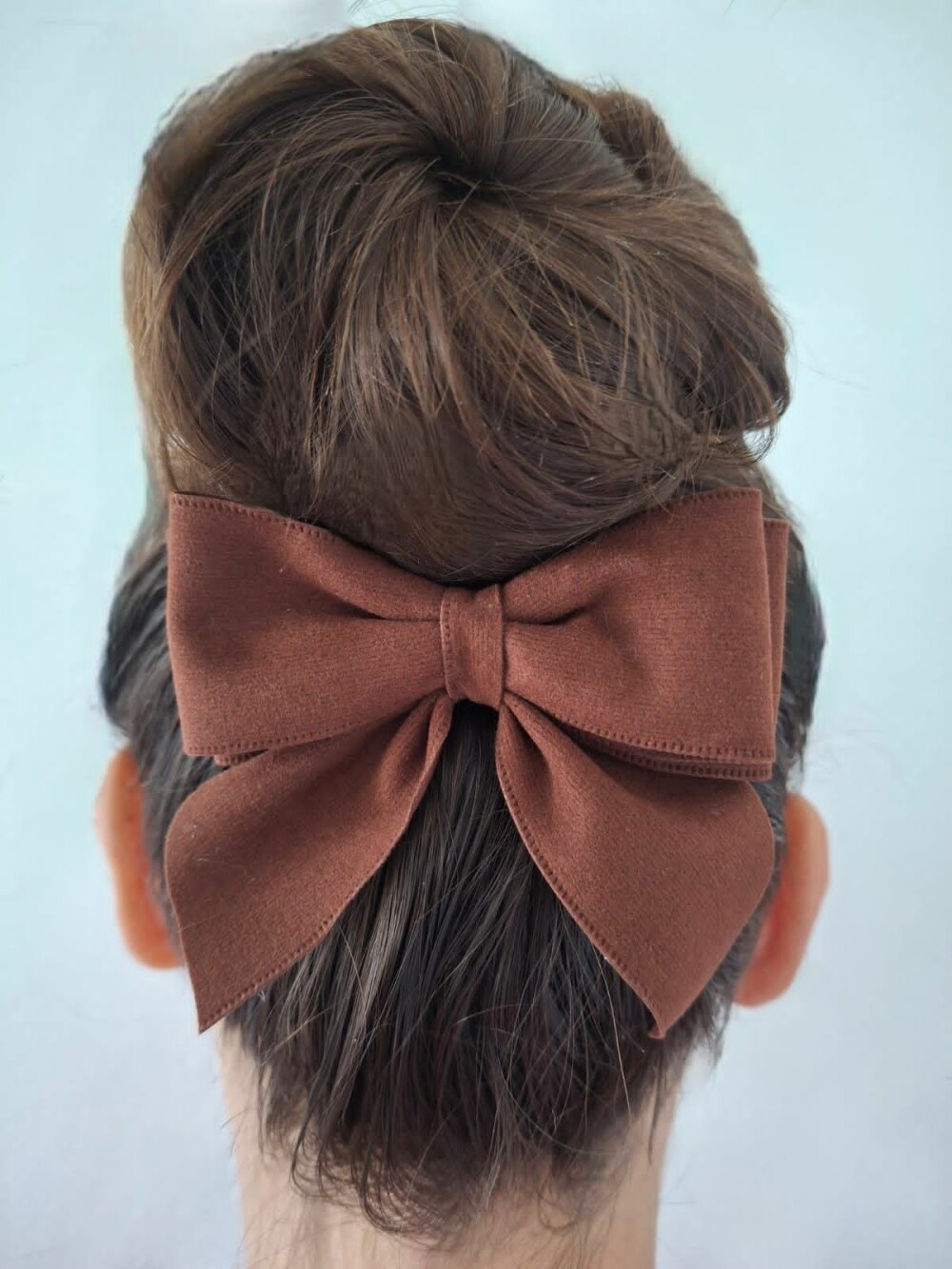 Laços de Cabelo em Suede (Camurça)-Acessório de Cabelo
