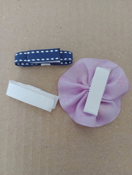 Acessórios de Cabelo com Velcro para bebê- Laços e Flores