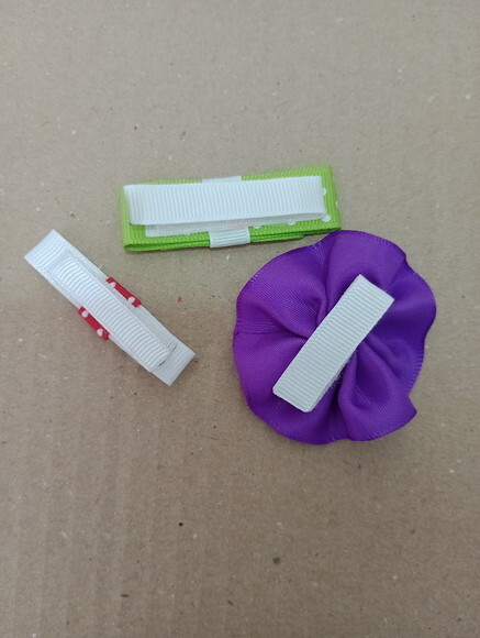 Acessórios de Cabelo com Velcro para bebê- Laços e Flores