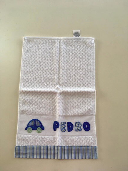 Toalhinha De mão/ Boca Personalizada Patch Aplique