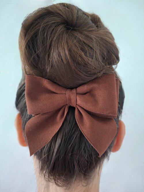 Laços de Cabelo em Suede (Camurça)-Acessório de Cabelo
