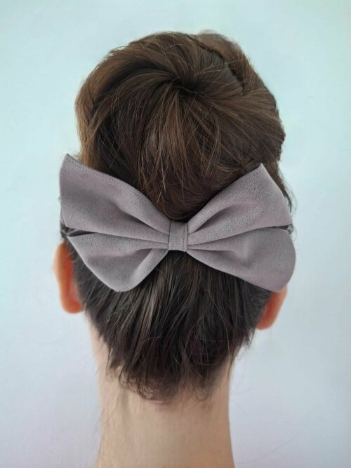 Laços de Cabelo em Suede (Camurça)-Acessório de Cabelo