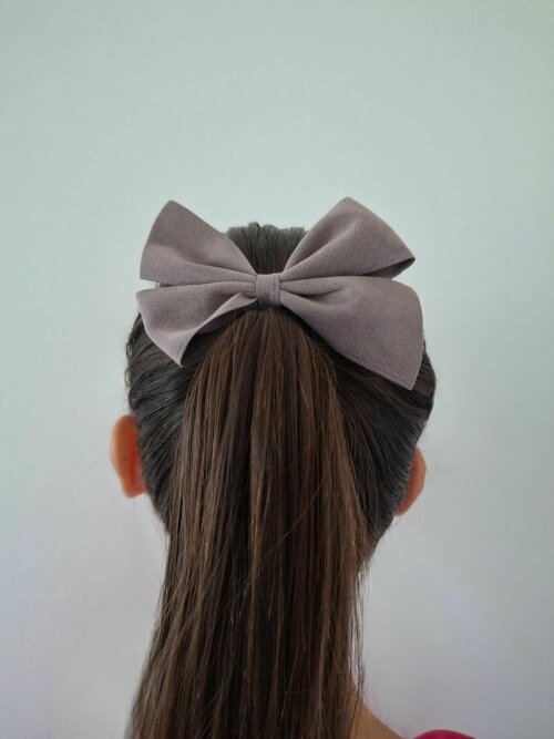 Laços de Cabelo em Suede (Camurça)-Acessório de Cabelo