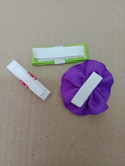 Acessórios de Cabelo com Velcro para bebê- Laços e Flores