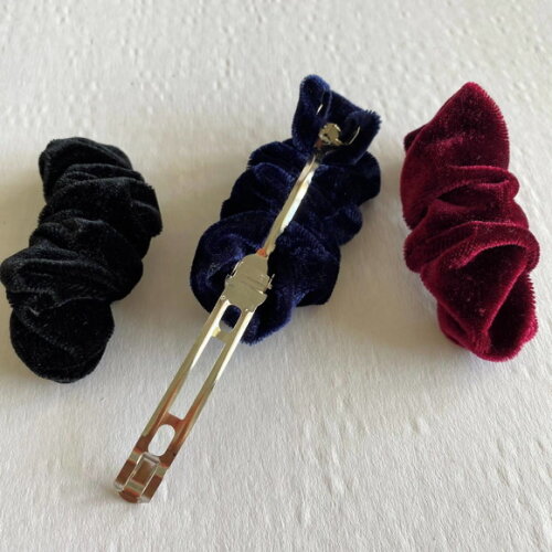 Presilha Scrunchie de Veludo - Acessório de Cabelo