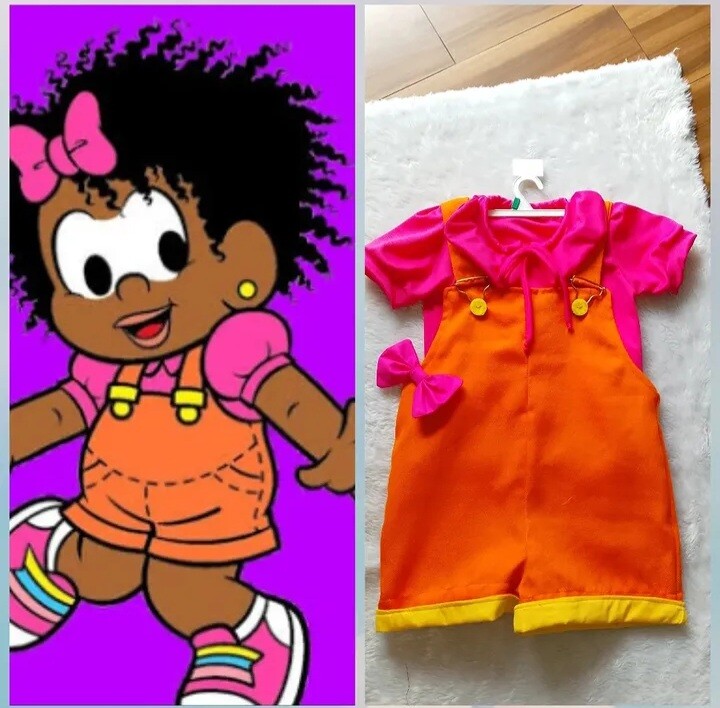 Fantasia Milena turma da Mônica