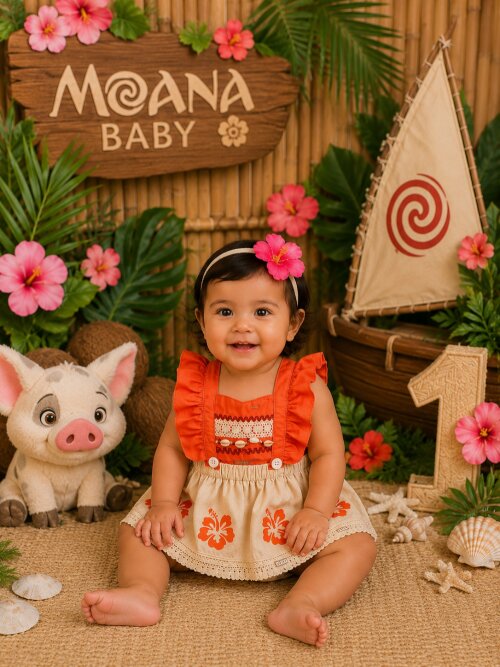 Romper Moana luxo