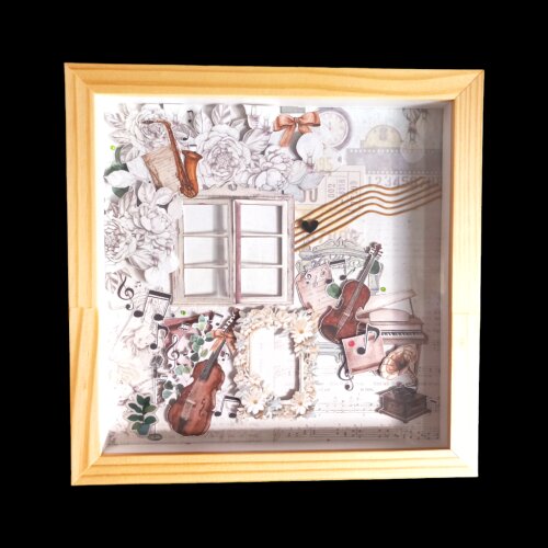 QUADRO DE FOTOS ALMA DE MÚSICO