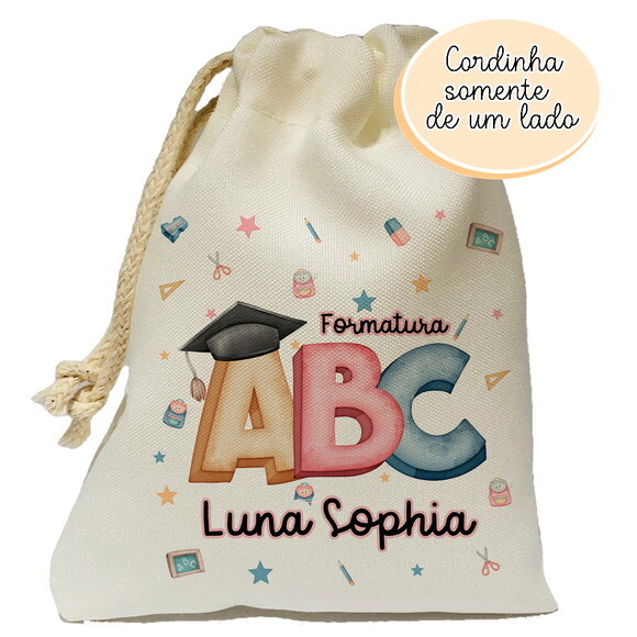 Saquinho Lembrancinha Formatura 15x20