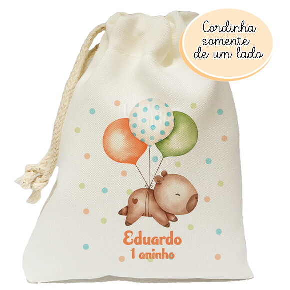 Saquinho Surpresa Capivara 15x20