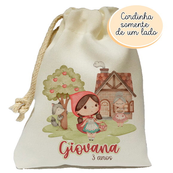 Saquinho Surpresa Chapéuzinho Vermelho 15x20